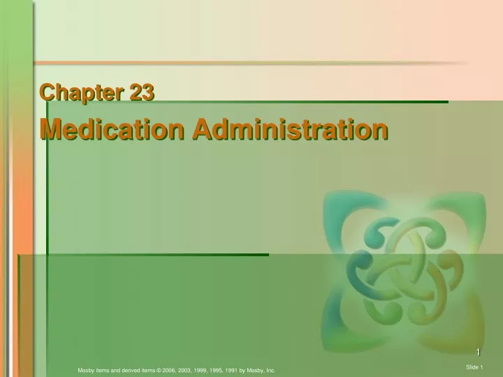 chapter 23 medication administration