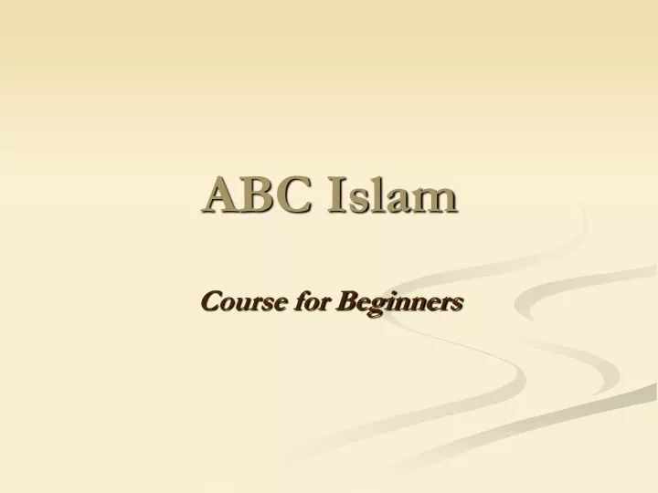 abc islam