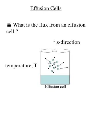Effusion Cells