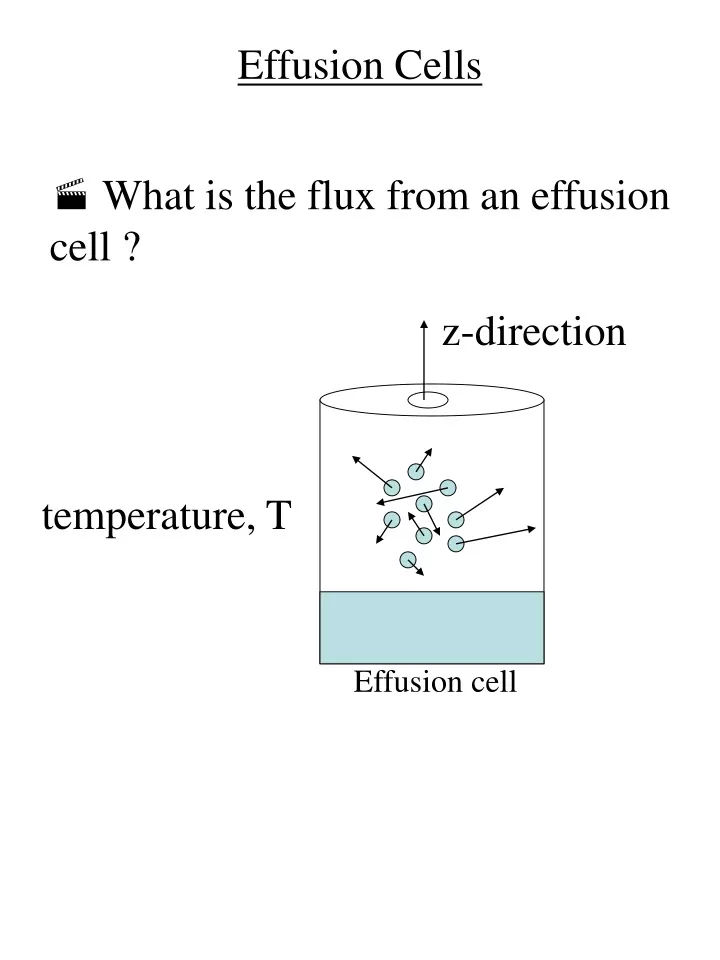 effusion cells