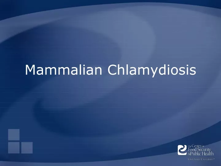 mammalian chlamydiosis