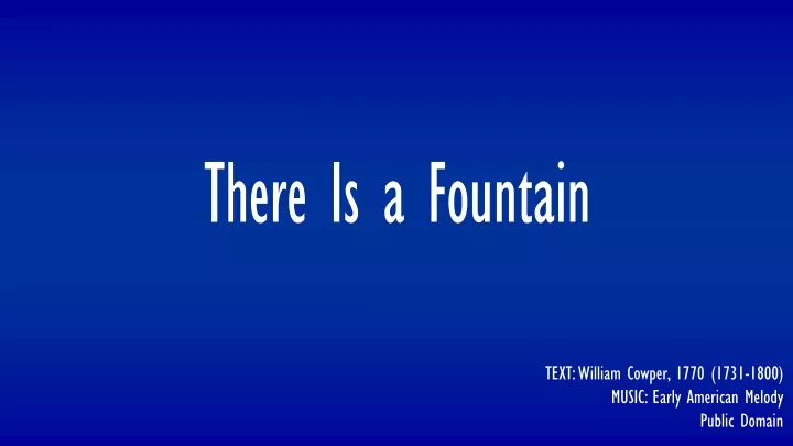 there is a fountain