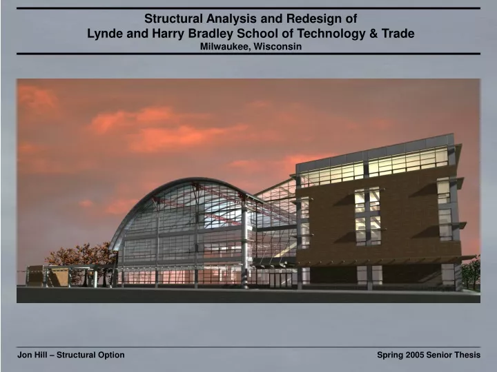 structural analysis and redesign of lynde