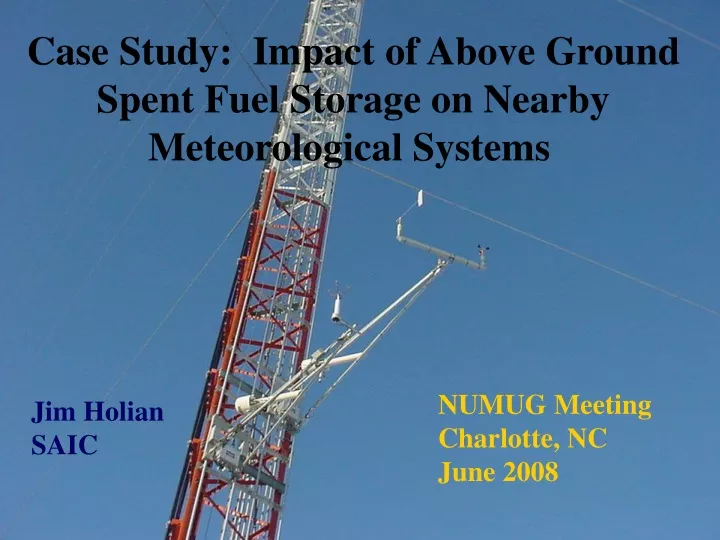 case study impact of above ground spent fuel