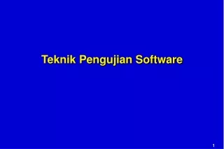 Teknik Pengujian Software