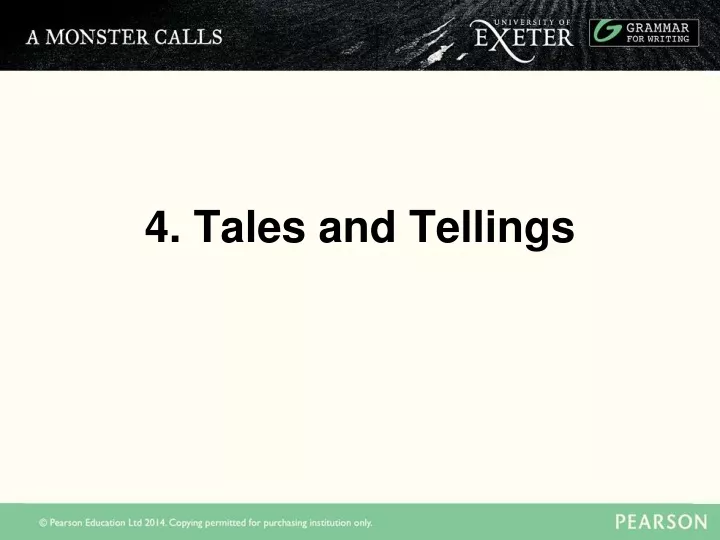 4 tales and tellings