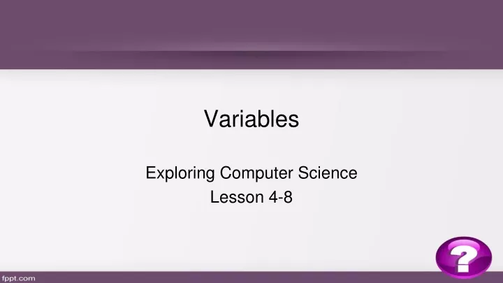 variables