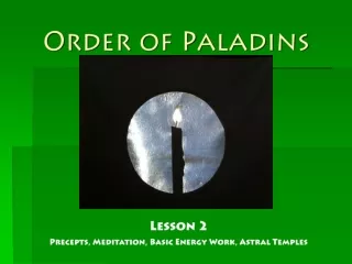 Order of Paladins
