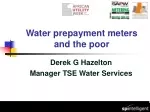 Water prepayment meters and the poor - slide 1