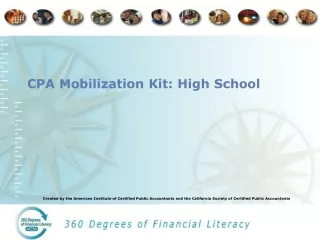 CPA Mobilization Kit: High School
