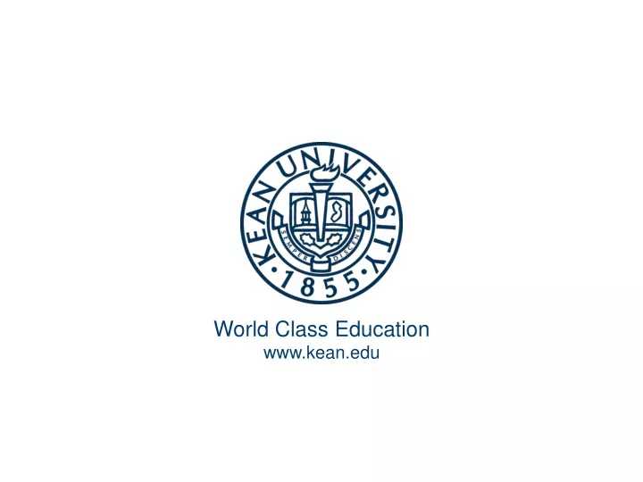 world class education www kean edu