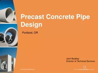 Precast Concrete Pipe Design
