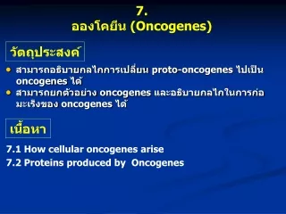 วัตถุประสงค์