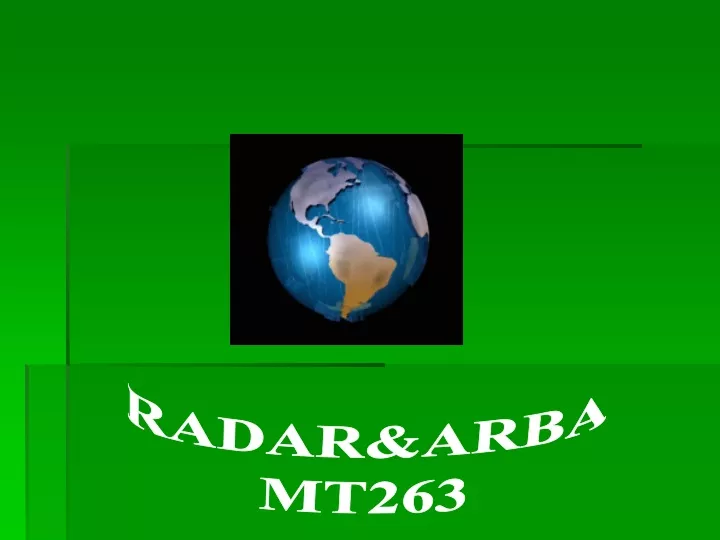 radar arba mt263