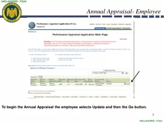 Annual Appraisal- Employee