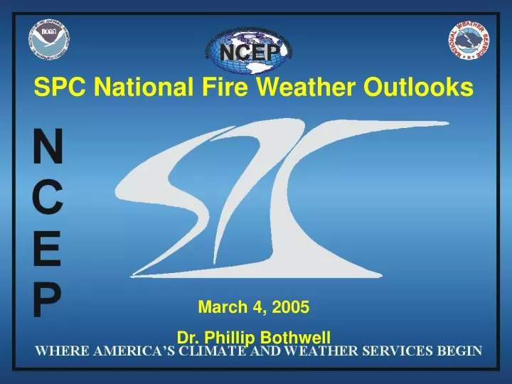 spc national fire weather outlooks march 4 2005