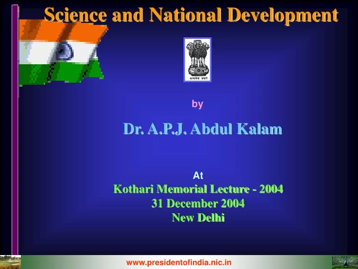 science and national development
