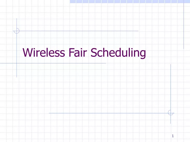 wireless fair scheduling