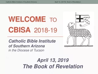 WELCOME to CBISA   2018-19
