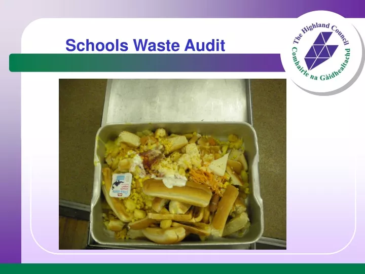 schools waste audit