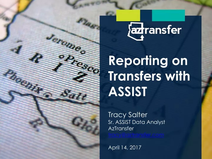 reporting on transfers with assist