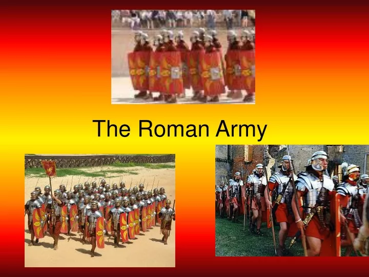 the roman army