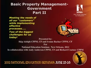 Basic Property Management-Government Part II