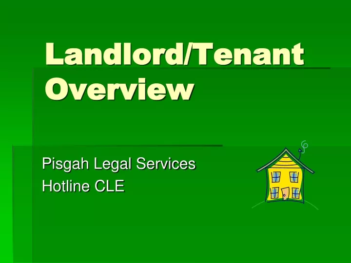 landlord tenant overview