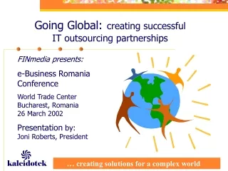 Going Global: creating successful  IT outsourcing partnerships