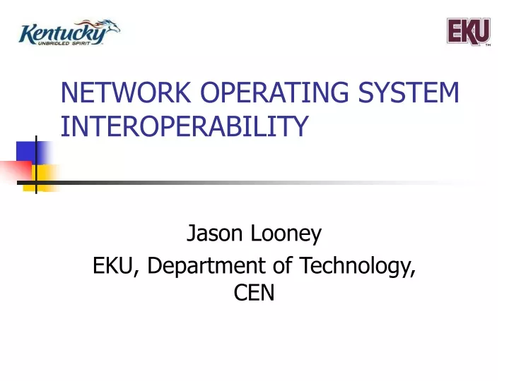 network operating system interoperability