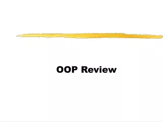 OOP Review