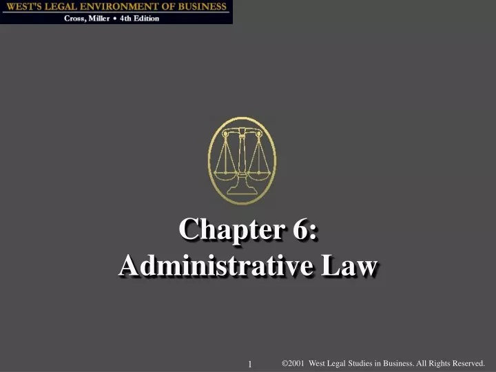 chapter 6 administrative law