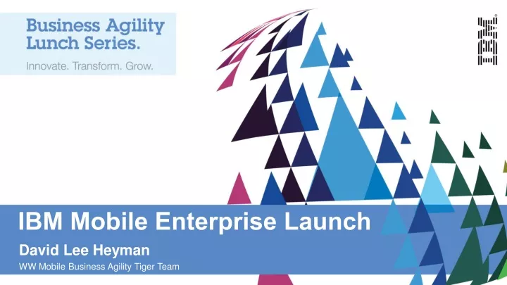 ibm mobile enterprise launch
