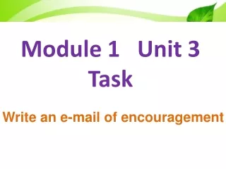 Module 1   Unit 3 Task