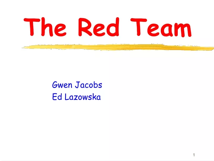 the red team