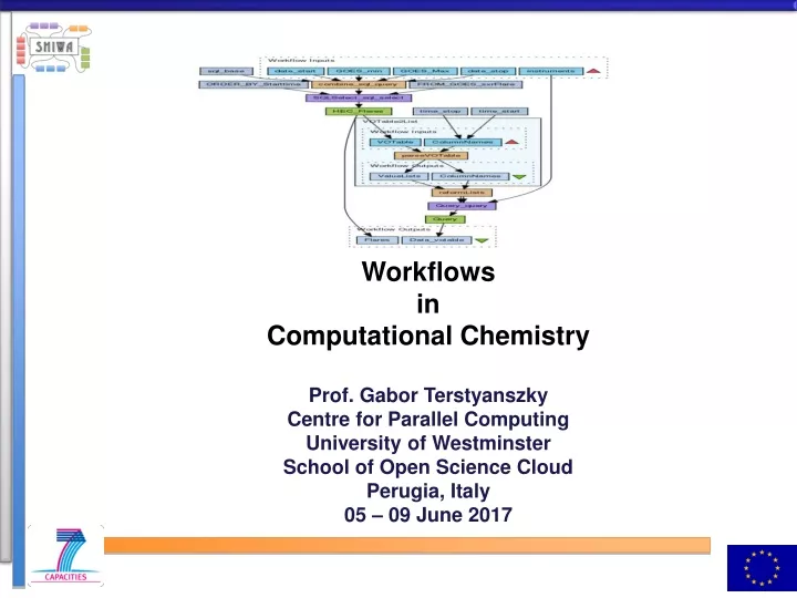 workflows in computational chemistry prof gabor