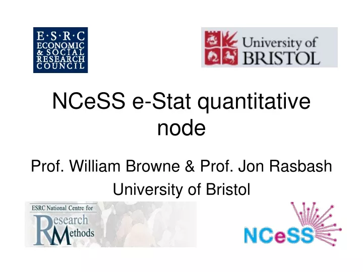 ncess e stat quantitative node