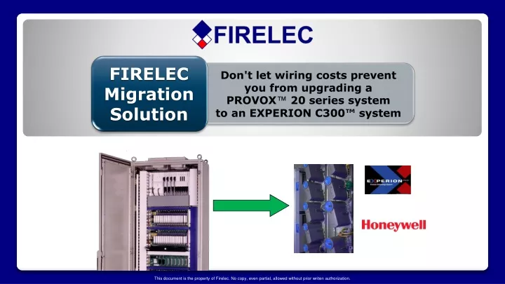 firelec migration solution