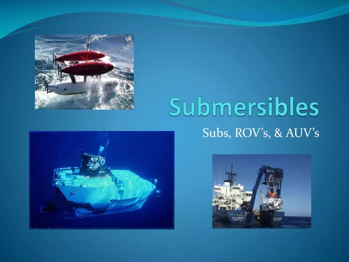 submersibles