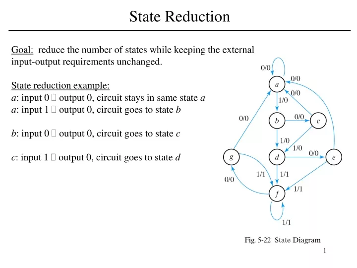 state reduction