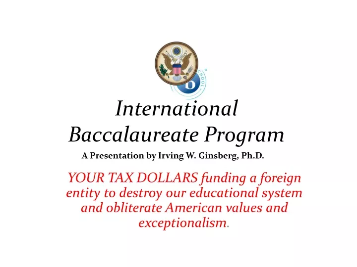 international baccalaureate program