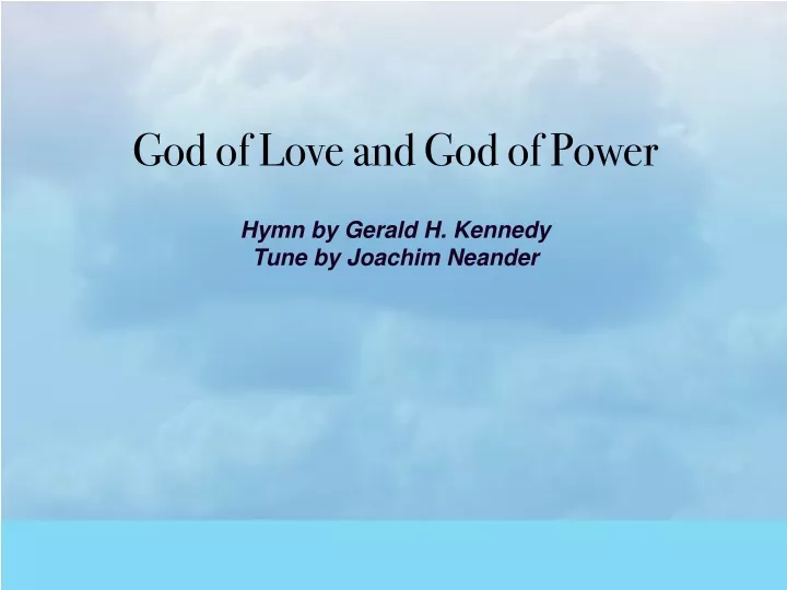 god of love and god of power