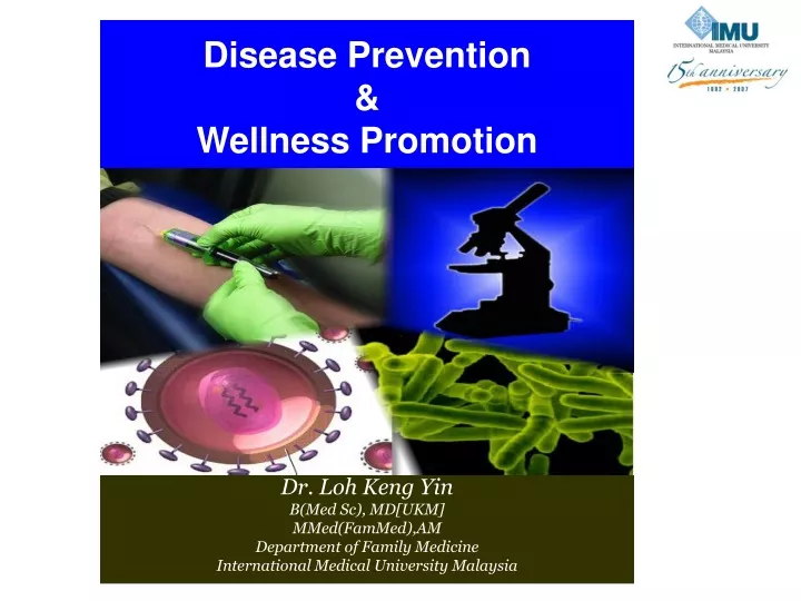 disease prevention wellness promotion