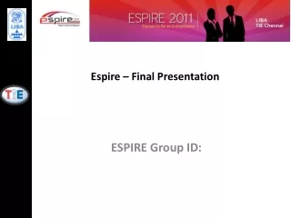 Espire – Final Presentation