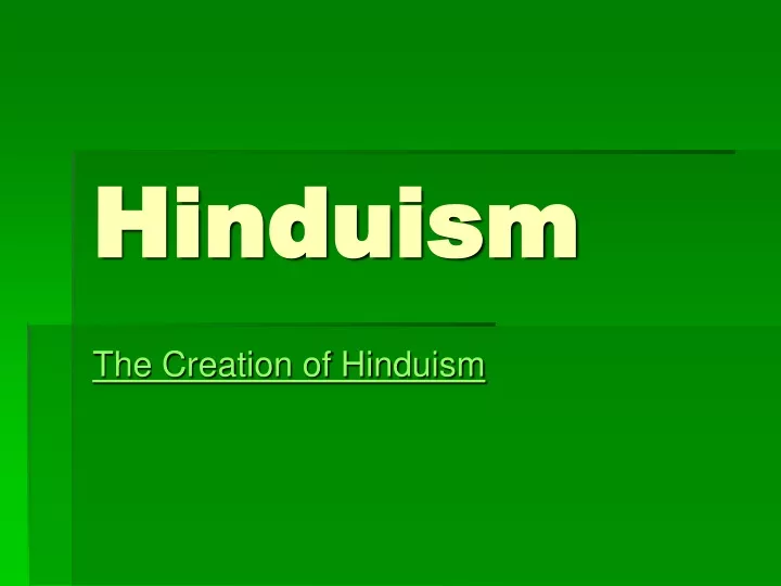 hinduism