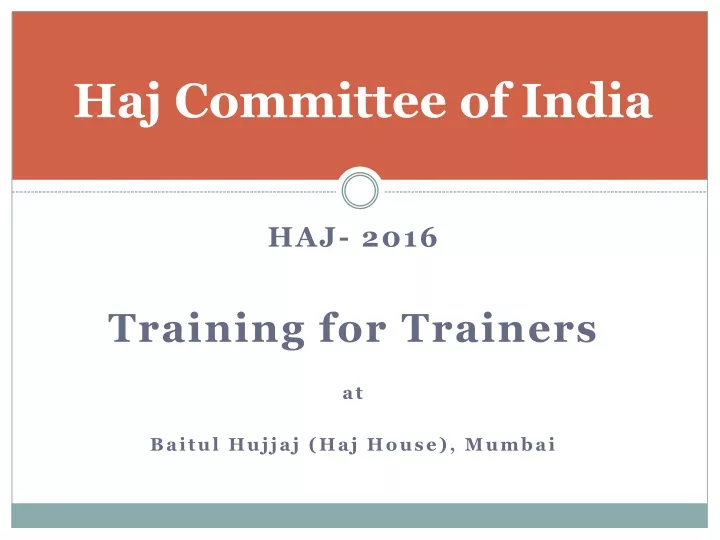haj committee of india
