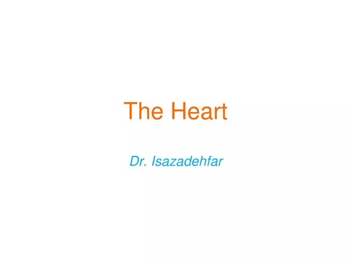 the heart dr isazadehfar