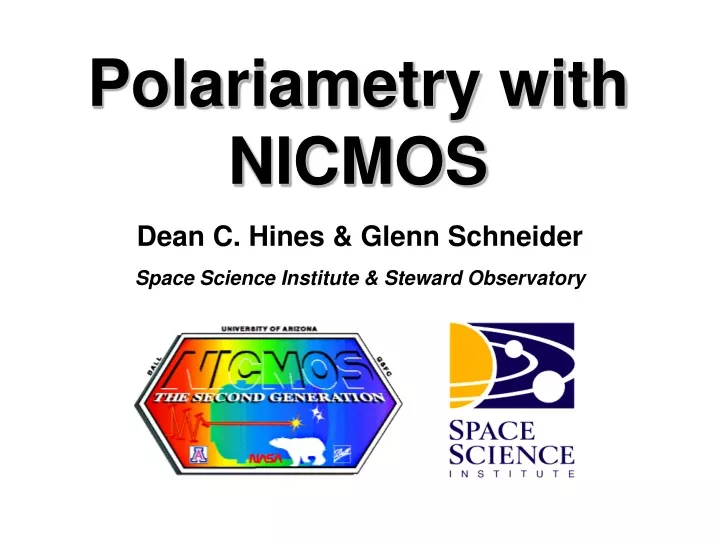 polariametry with nicmos