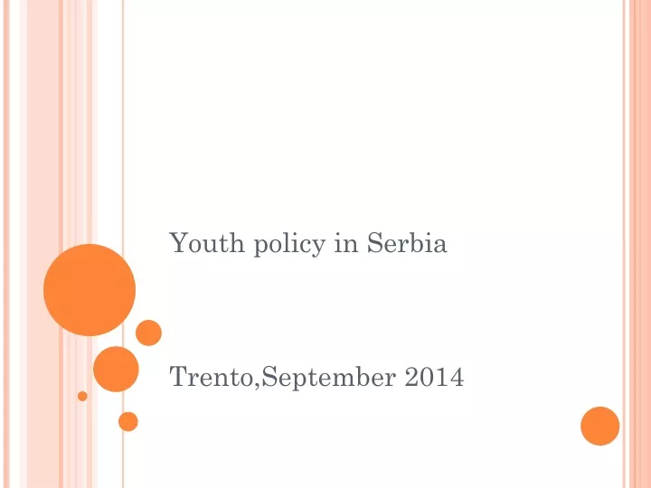 youth policy in serbia