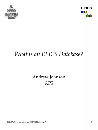 What is an EPICS Database?